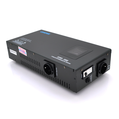 
					Стабілізатор напруги релейний Conter SVR-3000VA/2250W однофазний, напольного монтажу, LED дисплей, DC150-270V, AC230±8%, 2*Shuko, Q4