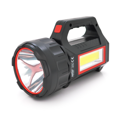 
					Ліхтар пошуковий Pahther PT-8895, 1LED+COB T6, 10W, 3+2+2 режими, 3600mah, Black, IP40, USB кабель+Solar, 200х95х130мм, BOX
