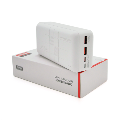 
					PowerBank XO-PR189 30000mAh,Input:5V/2.5A,9V/2A,12V/1.5A(Type-C,MicroUSB),Output: 4.5V/5A,5V/4.5A,5V/3A,9V/2A,12V/1.5A(2хUSB,Type-C),Q44,plastic,White