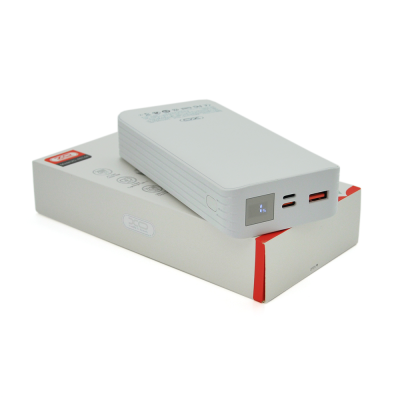 
					PowerBankXO-PR144 20000mAh,Input:5V/3А,9V/2А(Type-C),5V/2А(Lightning),Output:5V/3А,9V/2,2А (Type-C),5V/3А,9V/2А,12V/1,5А(2xUSB),PD20W,Q68,White,Box