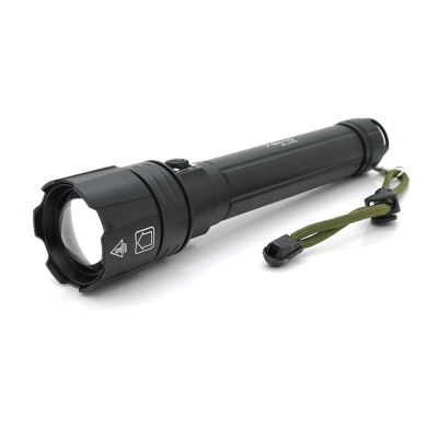 
					Ліхтар ручний Bailong BL-L-6-P90, 1LED P90, 50W, 3 режими, ZOOM, 2х18650/12800 Black, IP44, кабель USB-micro, 230х50х32мм, BOX