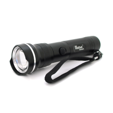 Ліхтар ручний Watton WT-010, 1LED CREE Q5, 3W, 5 режими, ZOOM,18650/3200mah, Black, IP40, СЗУ під 2 акб, 180х45х34мм, BOX