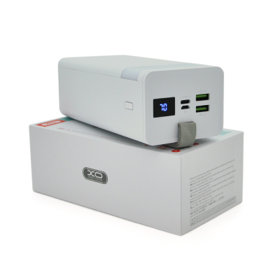 
					PowerBank XO-PR130-40000mAh,Input:5V/2.5A,9V/2A,12V/1.5A(Micro,Type-C,Lightning),Output:5V/4.5A,5V/3A,9V/2A,12V/1.5A(2хUSB,Type-C),Q44,plastic,White