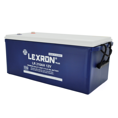 
					Акумуляторна батарея Lexron LXR-12-210 GEL 12V 210 Ah (522 x 240 x 222) 59.5kg