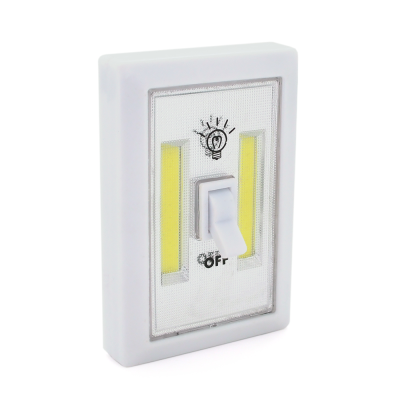 
					Світильник настінний POWERMASTER SL-606, з вмикачем, 2 LED, 3 типи кріплення, 3xAAA, Blister