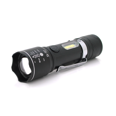 
					Ліхтарик Balog XA-707-XPE, Zoom, 3+1 режими, алюміній, компас, вбудований аккум, USB, BOX