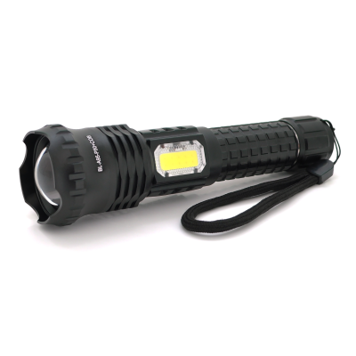 
					Ліхтарик Bailong BL-A95+COB-P50, Zoom, 3 режими, алюміній, компас, акум 18650, СЗУ, BOX