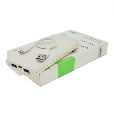
					PowerbankTtec 10000mAh, Output: 2USB/microUSB, 20W, White