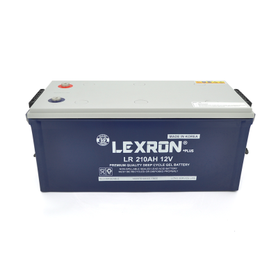 
					Акумуляторна батарея Lexron LR-DCK-12-210 Carbon-Gel 12V 210 Ah DEEP CYCLE (522 x 240 x 222) 59.5kg