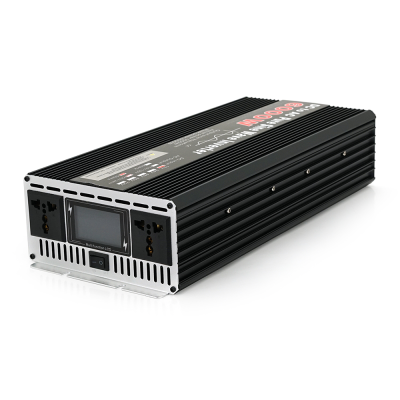 
					Інвертор напруги YOSO з правильною синусоїдою, 6000W, 12/220V-3000W, 2 універсальні розетки, LED Display, затискачі, клемні дроти, Q6