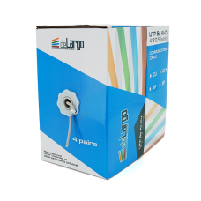 Кабель КПВ UTP 4*2*0.5 ССА cat 5E для внутрішнiх робіт 305 м, Gray