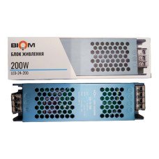 Блок живлення BIOM DC24 200W 8.3А LED-24-200