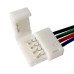 Конектор для свiтлодiодних стрiчок OEM SC-09-SWS-10-4 10mm RGB 2joints wire (дрiт-2 затискача)