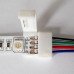 Конектор для свiтлодiодних стрiчок OEM SC-09-SWS-10-4 10mm RGB 2joints wire (дрiт-2 затискача)