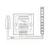 Контролер RGB OEM 12A-Touch white вбудований