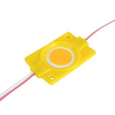 Світлодіодний модуль BRT COB 2.4W круглий YELLOW, 12В, IP65 жовтий