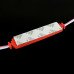 Світлодіодний модуль BRT XG191 5630-3 led W 1,5W RED, 12В, IP65 червоний з лінзою напівсфера