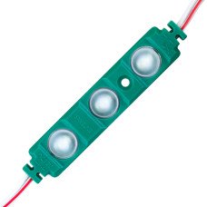 Світлодіодний модуль BRT XG193 5630-3 led W 1,5W GREEN, 12В, IP65 зелений з лінзою напівсфера