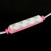 Світлодіодний модуль BRT XG194 5630-3 led W 1,5W PINK, 12В, IP65 рожевий з лінзою полусфера
