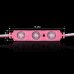 Світлодіодний модуль BRT XG194 5630-3 led W 1,5W PINK, 12В, IP65 рожевий з лінзою полусфера