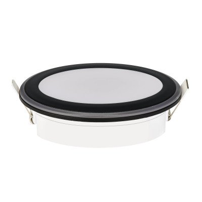 Світлодіодний світильник вбудований LED PARKER-12 12W 4200K чорний