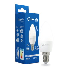 Світлодіодна лампа Lectris  С37 5W 4000K 220V E14 1-LC-1301-03