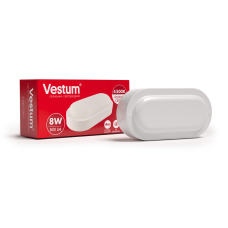 Світлодіодний овальний світильник ЖКГ Vestum 8W 4500K 220V 1-VS-7201-03