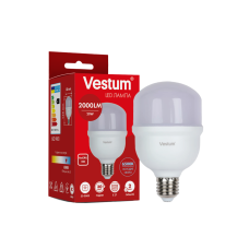 Світлодіодна високопотужна лампа Vestum T80 20W 6500K 220V E27 1-VS-1607