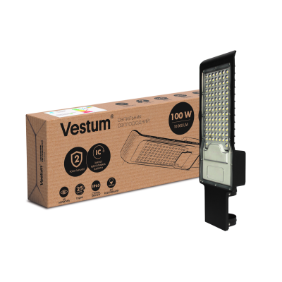Светильник консольный LED Vestum 100W 10000Лм 6500K 85-265V IP65