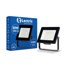Світлодіодний прожектор Lectris 20W 1800Лм 6500K 185-265V IP65 1-LC-3002