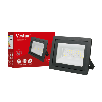 Світлодіодний прожектор LED Vestum 30W  6500K 180-260V IP65 1-VS-3015