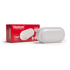 Світлодіодний овальний світильник ЖКГ Vestum 18W 4500K 220V 1-VS-7204-03