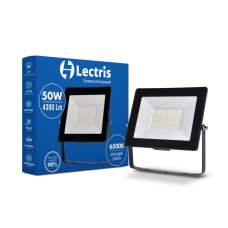 Світлодіодний прожектор Lectris 50W 4300Лм 6500K 185-265V IP65 1-LC-3004-03