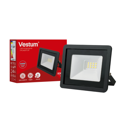 Світлодіодний прожектор Vestum 10W 6500K 180-260V IP65 1-VS-3013