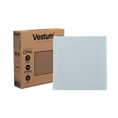 Панель світлодіодна LED OPAL 50W 600x600 6000K 220V Vestum