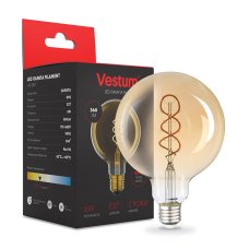 Філаментна лампа Vestum "вінтаж" golden twist G95 Е27 6Вт 220V 2500К 1-VS-2507-03
