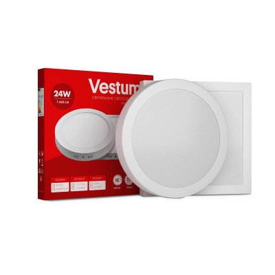 Светильник LED накладной квадратный Vestum 24W 4000K 220V