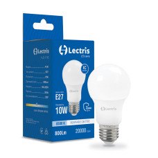 Світлодіодна лампа Lectris A60 10W 6500K 220V E27 1-LC-1110-03