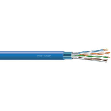 Кабель сетевой ,витая пара FTP 305m cat.5e CCA (25%) 4 pairs 0.51mm + Al foil + BLUE