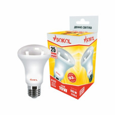 Светодиодная LED лампа гриб R63 AL 10W 220В E27 4100К Sokol