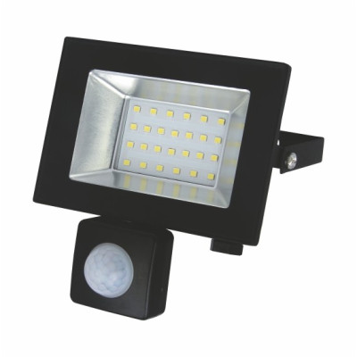 Прожектор с датчиком движения 20w 220В 1500lm 6500K IP65 LED-SLТ Sokol