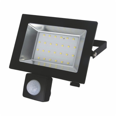 Прожектор с датчиком движения 30w 220В 2250lm 6500K IP65 LED-SLТ Sokol
