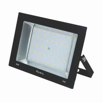 Прожектор LED-SLТ 50w 220В 3500lm 6500K Sokol алюминиевый корпус, закаленное стекло
