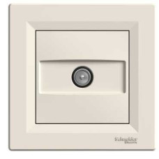 Розетка TV оконечная крем Schneider Asfora EPH3200123