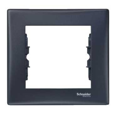 Рамка 1-местная горизонтальная графит Schneider SDN5800170