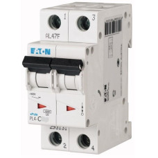 Автоматический выключатель PL4 2Р C 6А Eaton