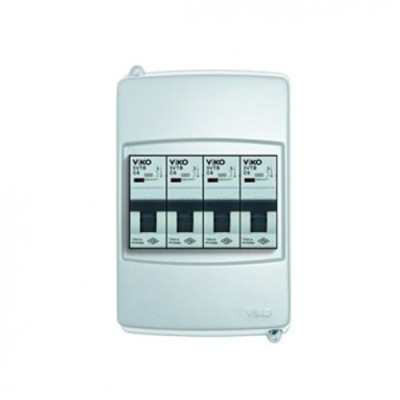 Щиток 3-4 авт наружный без дверец VIKO Lotus 90914003