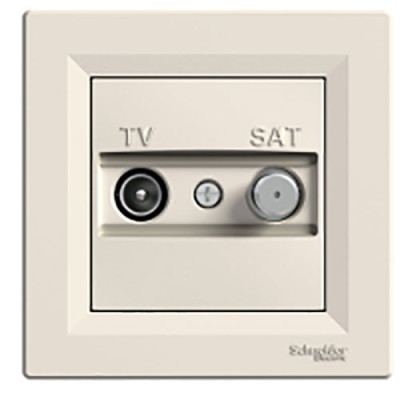 Розетка TV-SAT оконечная крем Schneider Asfora EPH3400123