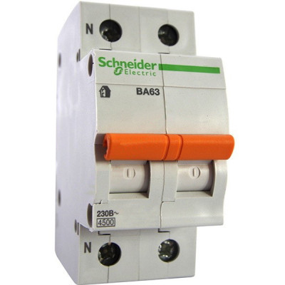 Автоматический выключатель 40А С 2Р ВА63 Schneider Electric