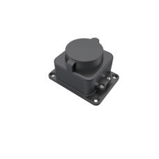 Розетка настінна (каучук) IP54 BK1-1402-3511 1*16 А